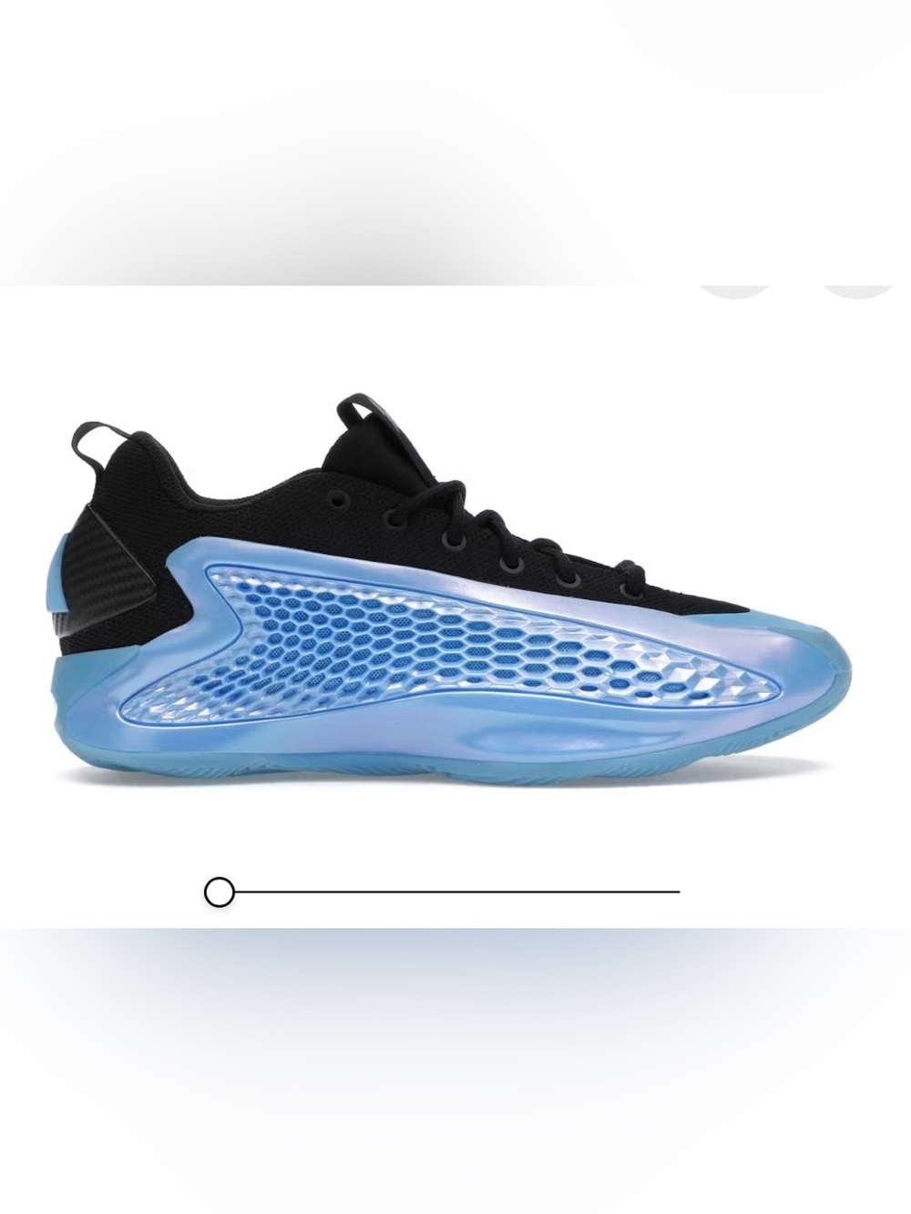 adidas Black and Light Blue Low-Top Athletic Shoes
